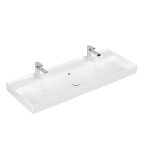 Praustuvas Villeroy & Boch Collaro 120x47 cm, su 2 skylėmis mai&scaron;ytuvams, su CeramicPlus danga