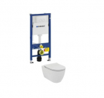 GEBERIT potinkinis rėmas su nuleidimo mygtuku (spalvų pasirinkimas) iri.Life O, sūkurinis klozetu su lėtaeigiu dangčiu