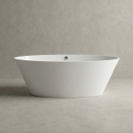 Vonia BEIRA 2 1855x783mm su perpildymo anga, balta matinė