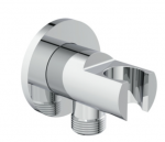 Ideal Standard du&scaron;o žarnos pajungimo alkūnė su laikikliu