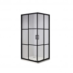 Du&scaron;o kabina Lutea Black Frame galimi matmenys 80x80,90x90x100x100cm