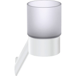 Sieninė stiklinė Deante Silia, balta, ADI_A911