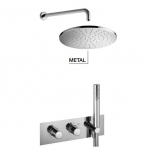 Potinkinė termostatinė du&scaron;o sistema su apvalia du&scaron;o galva Alpi