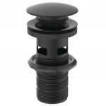 Ideal Standard Click - Clack nuotekų vožtuvas 1 1/4&rdquo; (32 mm), matinė juoda