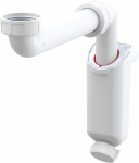 Alca praustuvo sifonas taupantis vietą