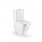 Roca The Gap Compact pastatomas klozetas su Rimless technologija ir lėtaeigiu dangčiu