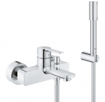 Grohe Lineare New vonios mai&scaron;ytuvas, su du&scaron;o komplektu, chromas 33850001