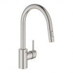 Grohe Concetto supersteel spalvos mai&scaron;ytuvas virtuvės plautuvei su du&scaron;eliu