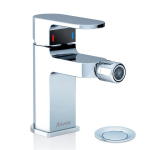 Mai&scaron;ytuvas bidė Chrome su nuotėkio atidarymu | Bidė mai&scaron;ytuvas su dugno vožtuvu CR 055.00