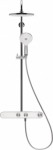 Termostatinė du&scaron;o sistema su lentyna Duravit Shelf 1050, chromo / balta, TH4380008005