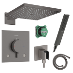 Potinkinė du&scaron;o sistema Hansgrohe Raindance E Brūžintas Juodas Chromas