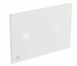 Ideal Standard Altes bekontaktis grūdinto stiklo nuleidimo klavi&scaron;as, baltas