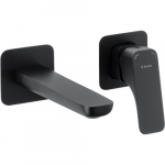 Potinkinis Juodas matinis praustuvo mai&scaron;ytuvas Deante Hiacynt i&scaron; sienos