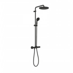 GROHE Vitalio Start 250 termostatinė du&scaron;o sistema, juodos matinės spalvos