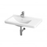 Pakabinamas praustuvas Jika Cubito asimetrinis praustuvas 75 cm, de&scaron;ininis