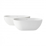 Akmens masės vonia Rondo 150 x 75cm