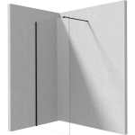 Walk-in du&scaron;o sienelė Deante Prizma, 100 cm, juoda, KTJ_N30P