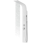 Du&scaron;o panelė Corsan Alto LED, aliuminė, su termostatu, baltos spalvos, A017TWHLED