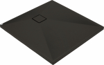 Deante CORREO granitinis  du&scaron;o padėklas 90x90cm juodos spalvos