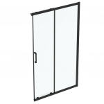 Ideal Standard CONNECT 2  du&scaron;o kabinos slankios durys (120 cm), matinė juoda (kaina už vienas duris)
