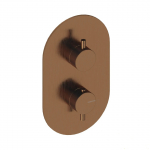 Potinkinis termostatinis du&scaron;o mai&scaron;ytuvas Sanycces Loop Brushed Rose Gold (T13001RG)