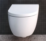 Ideal Standard Blend Curve pakabinamas unitazas Aquablade su lėtai nusileidžiančiu dangčiu