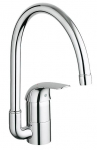 Grohe Euroeco virtuvinis mai&scaron;ytuvas su auk&scaron;tu snapeliu,chromas 32752000