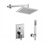 Potinkinė du&scaron;o sistema Paffoni Rock spalvų pasirinkimas chromas, nerūd.plienas