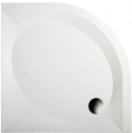 Akmens masės PAA ART du&scaron;o padėklas 100x100 cm su paneliu ir kojelėmis