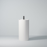 Laisvai pastatomas praustuvas serija 445 STEINBERG (Vokietija), Balta matinė, 450 x 900 mm