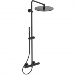 Ideal Standard Ceratherm T125 vir&scaron;tinkinė du&scaron;o sistema Juoda matinė A7589XG