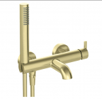 Deante SILIA vonios mai&scaron;ytuvas su du&scaron;o komplektu, &scaron;lifuotas auksas