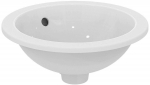Ideal Standard Connect Round i&scaron; apačios montuojamas praustuvas baltas  380x380mm