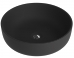 Pastatomas praustuvas Cordoba Black 415x415 mm