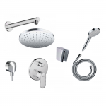 Potinkinis du&scaron;o komplektai HANSGROHE Vernis Shape 200 chromas