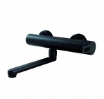 Virtuvinis mai&scaron;ytuvas i&scaron; sienos Paffoni Ringo (spalvos chromas, juoda)