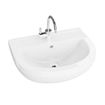 Pakabinamas praustuvas Lavita Bart 50 cm, baltas blizgus