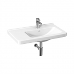 Pakabinamas praustuvas Jika Cubito asimetrinis praustuvas 75 cm,, kairinis
