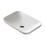 Į stalvir&scaron;į įleidžiamas praustuvas Corsan Intero UC5689, stačiakampis, 53x37x15 cm, su &scaron;lifuoto plieno spalvos klik-klak dugno vožtuvu, UC5689BSL