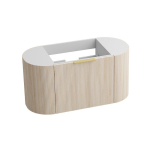 Spintelė po praustuvu Lavita Forma Wood 100 cm, medžio imitacijos