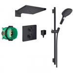 Potinkinis termostatinis du&scaron;as 6 in 1 komplektas HANSGROHE Raindance E 300