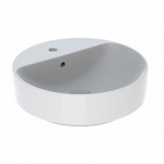 Pastatomas ant stalvir&scaron;io apvalus praustuvas su skyle mai&scaron;ytuvui Geberit Variform 45cm