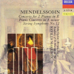 CD Mendelssohn* &ndash; Brenda Lucas, John Ogdon, Academy Of St-Martin-in-the-Fields* Director Neville Marriner* &ndash; Concerto In E Major For Two Pianos And Orchestra / Concerto In A Minor For Piano And Strings
