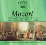 CD Mozart* - & Camerata Academica Salzburg, & Mozart Festival Orchestra - Salzburg Symphony No. 1 & No. 2 / Symphony No. 16 ~ No. 18. ~ No. 22