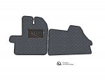 Kilimėliai QuiltyMats CITROEN JUMPER 2006-> (3 v.) (2 vnt.), D.Gray-Gray /33-14