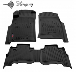 Kilimėliai 3D TOYOTA Land Cruiser Prado J120 2002-2009, 5 vnt. black /5022095