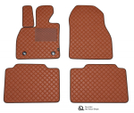 Kilimėliai QuiltyMats LEXUS CT 2011-2022 (4 vnt.), Brown-Brown /55-14