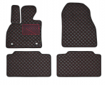 Kilimėliai QuiltyMats JEEP GRAND CHEROKEE 2005-2010 (4 vnt.), Black-Red /16-MAX2