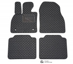 Kilimėliai QuiltyMats CHEVROLET VOLT 2010-2015 (4 vnt.), Black-Gray /13-14