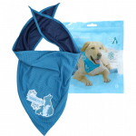 Vėsinanti skarelė dideliems &scaron;unims, CoolPets Cooling Bandana 80 x 59 cm (L)